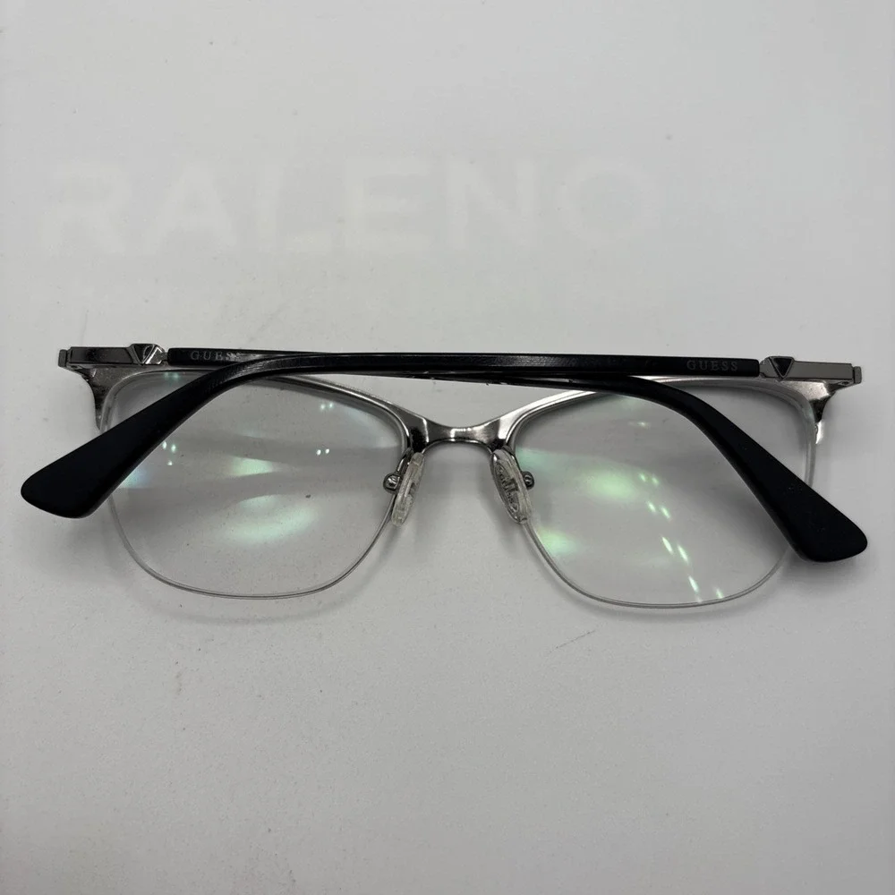 GUESS GU2787 002 Black Metal Cat Eye Eyeglasses Frame 52-18-140mm w/case